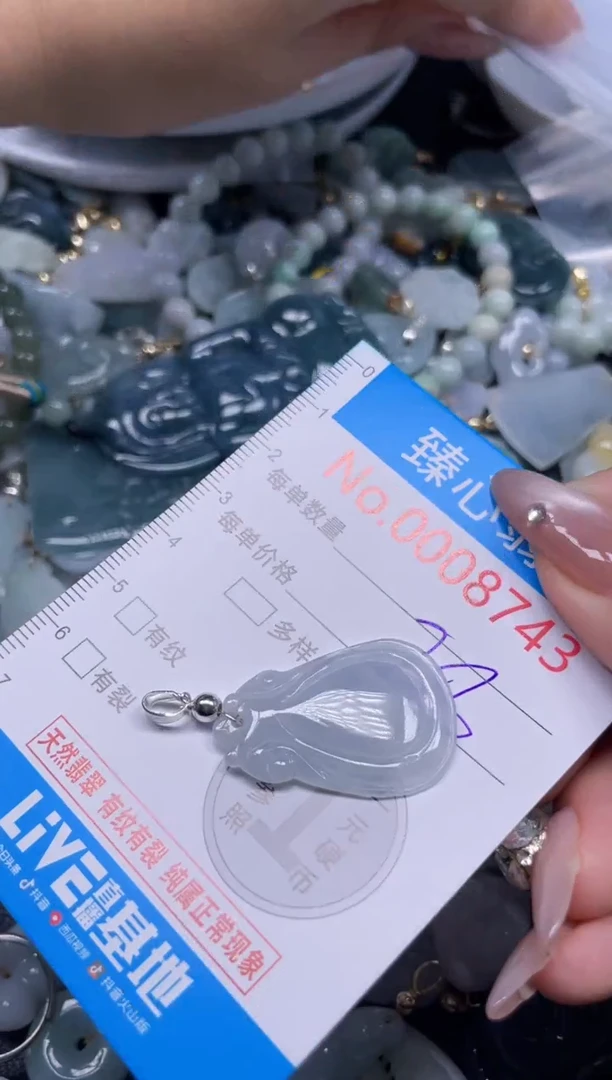 颈饰未镶嵌翡翠8743