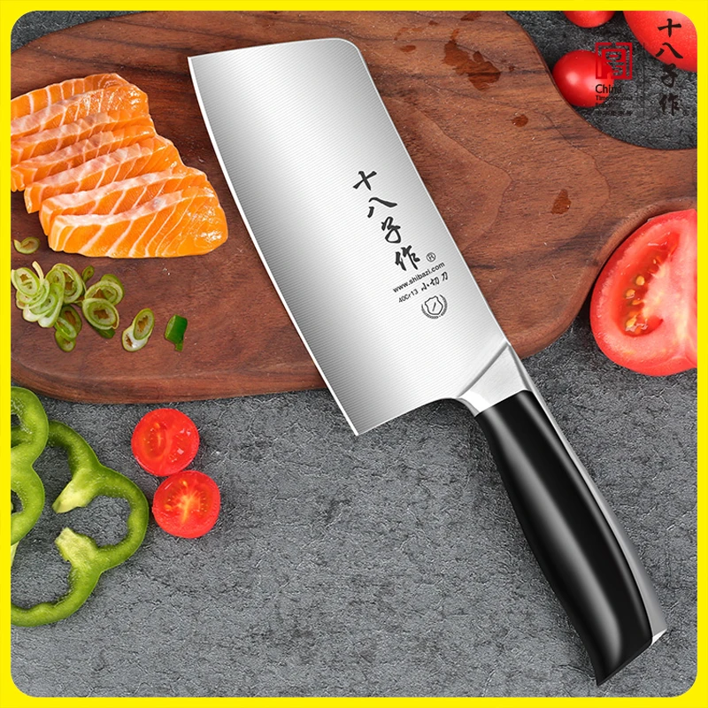 十八子作【女士小菜刀】轻巧锋利切肉切菜不锈钢材质家用超快切丝