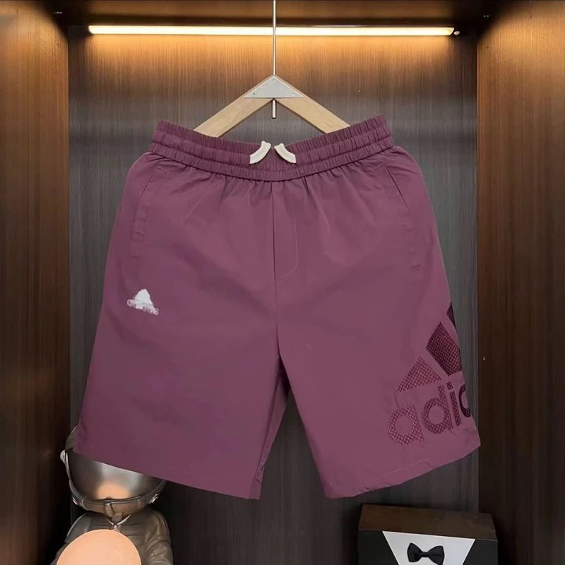 【时尚潮品】男士夏季新款运动刺绣时尚速干潮流百搭休闲情侣短裤