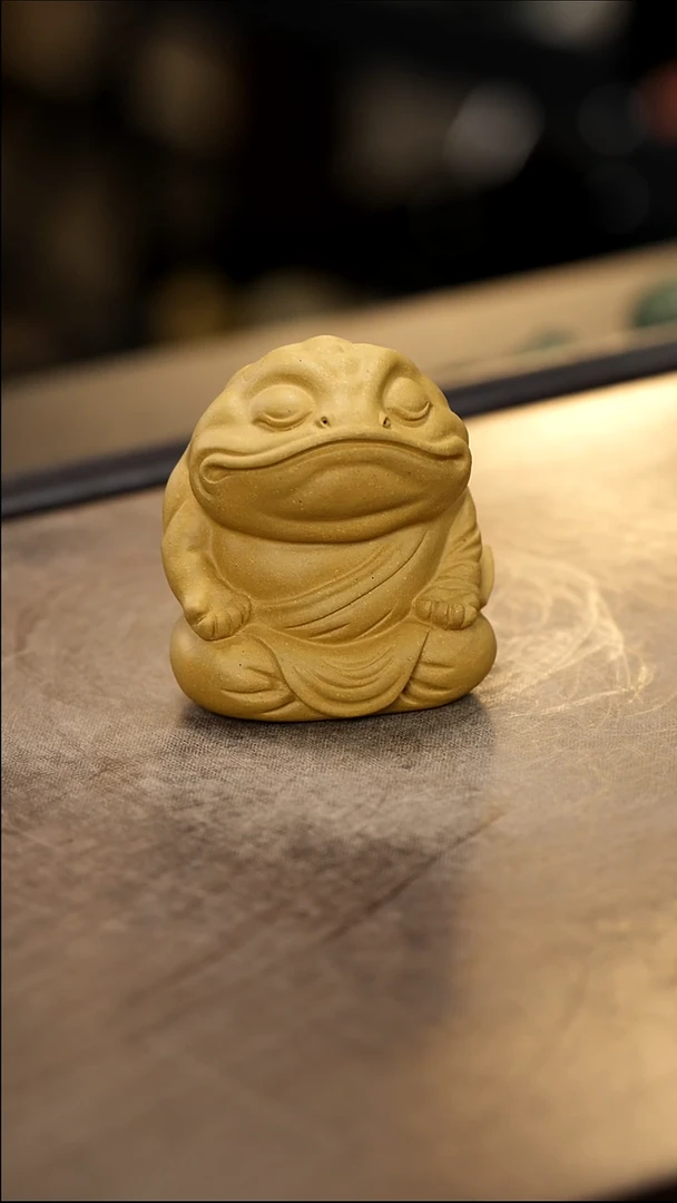 紫砂茶宠紫砂金蟾