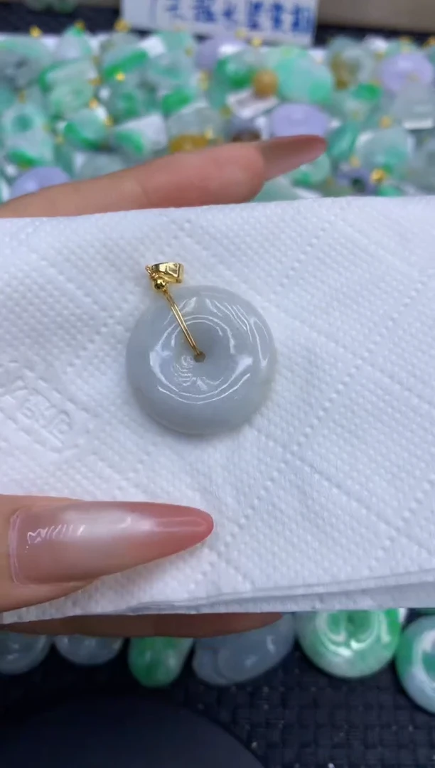 颈饰未镶嵌翡翠天然缅甸A货翡翠