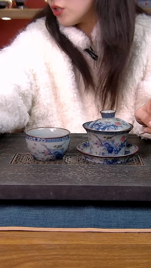 简装家用款件套 老陶泥开片纹陶瓷茶具