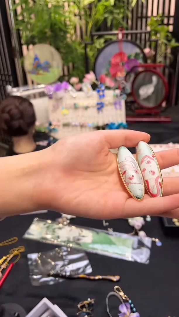 织绣微*非遗苏绣手工饰品