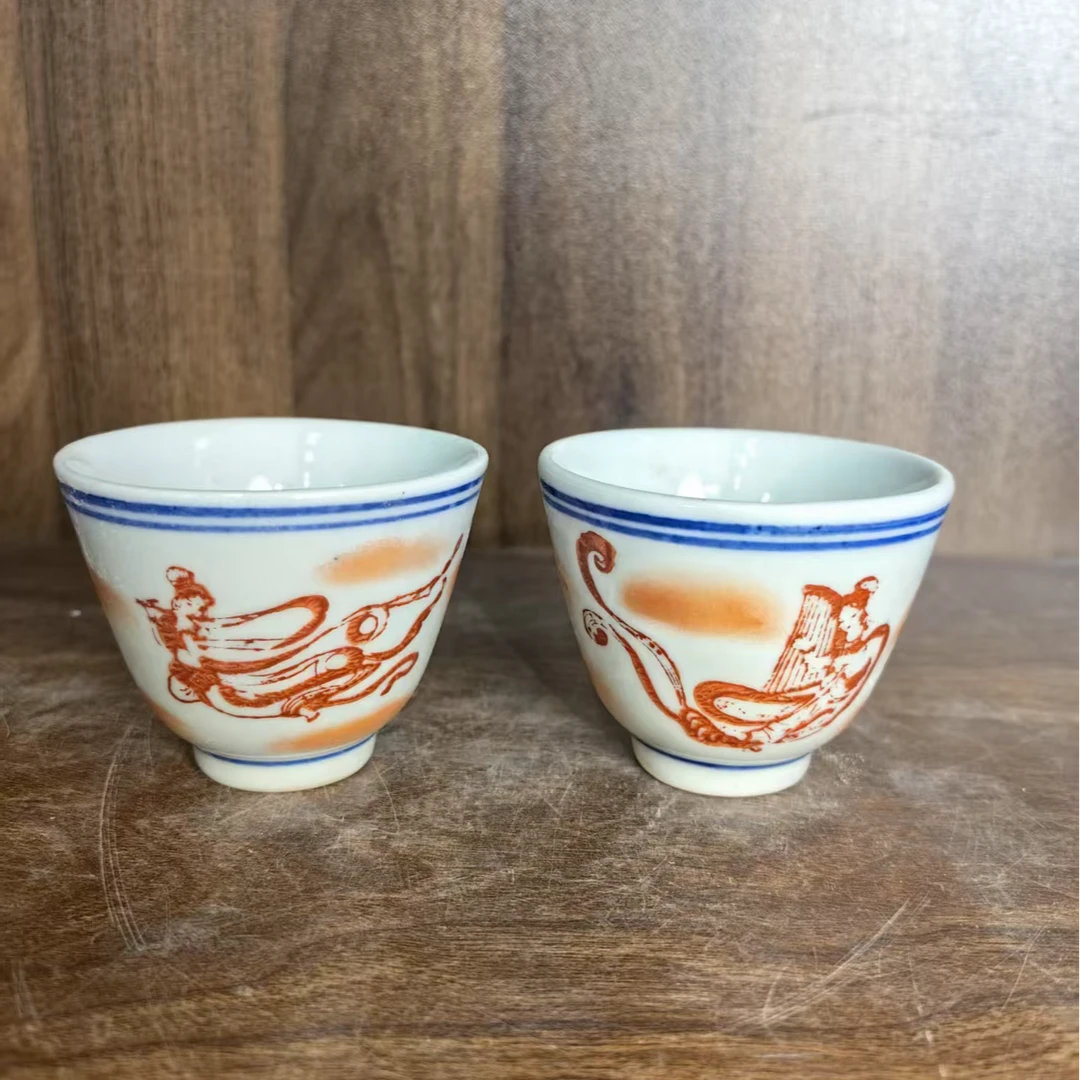 A578景德镇制陶瓷主人杯一对