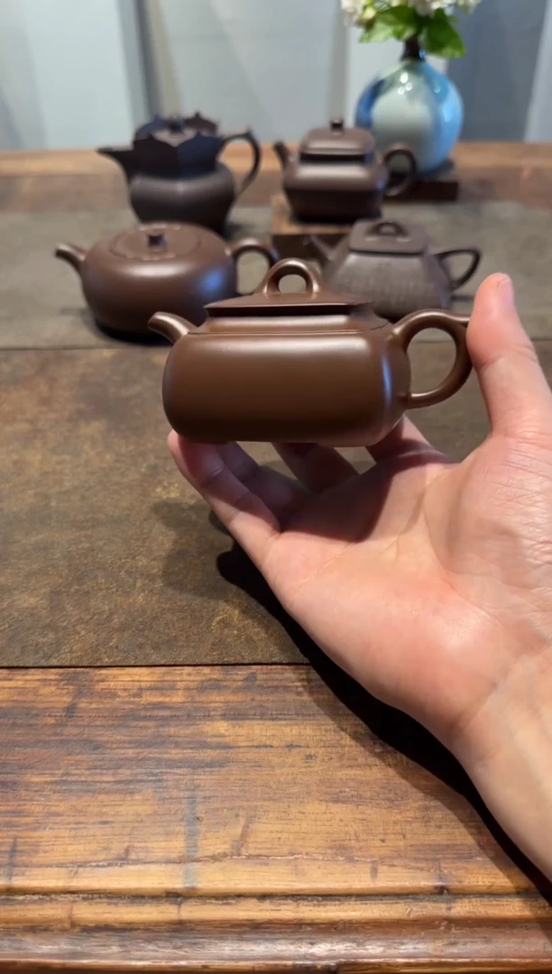 茶壶紫砂?****࿐长四方紫砂壶
