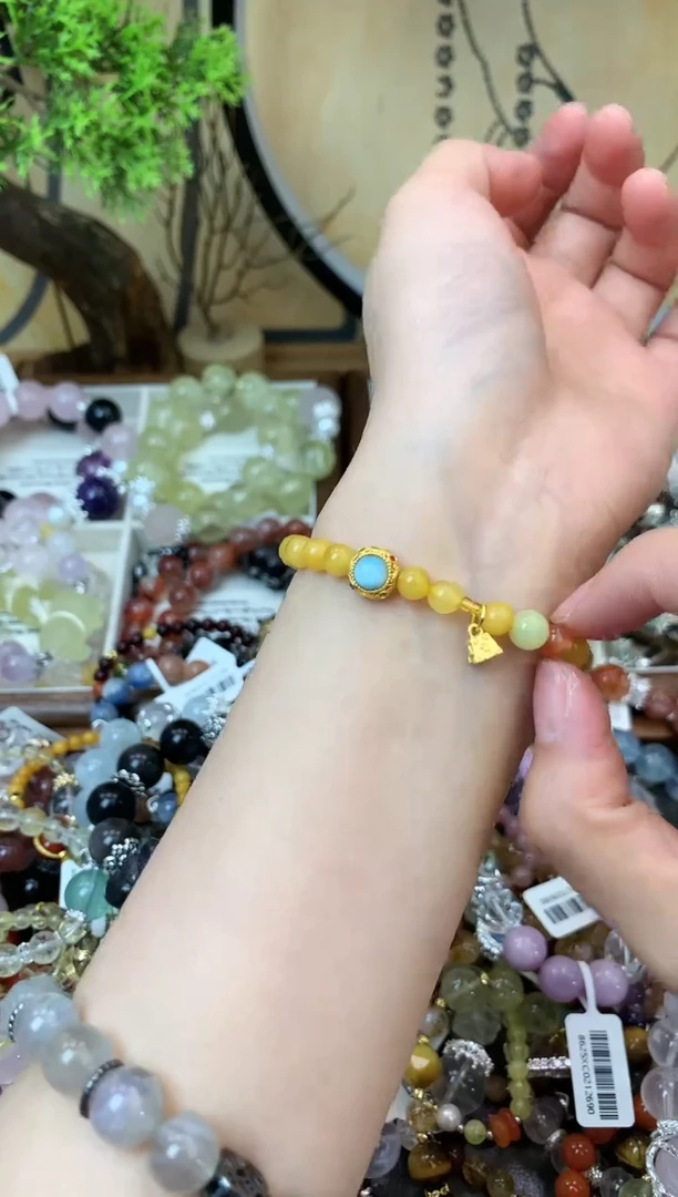 【闪购商品】蜜蜡手链未镶嵌436手串