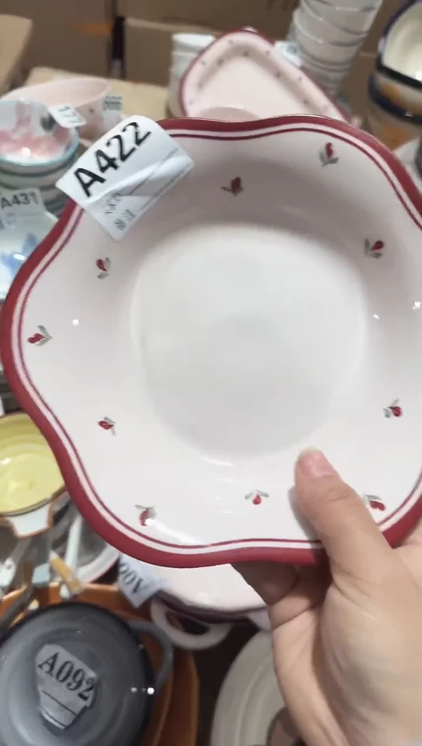 【8寸★2个】黑点针眼属正常陶瓷都有介意慎拍微瑕破损包赔