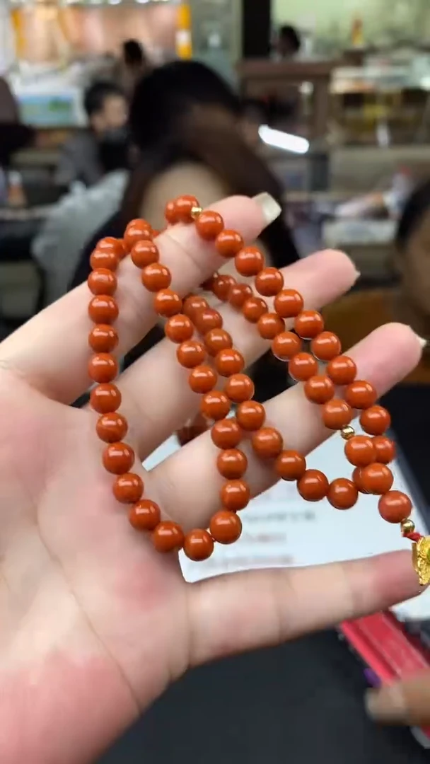 项链银S925镶嵌南红玛瑙多样性发其一-项链-X3510