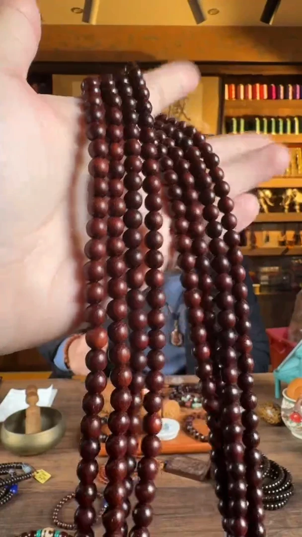 【闪购商品】檀香紫檀（小叶紫檀）108颗 卡6mm+圆珠