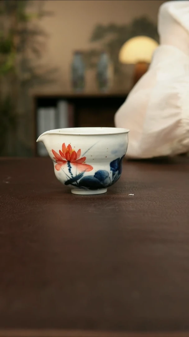 景德镇陶瓷杯碗柴烧多人