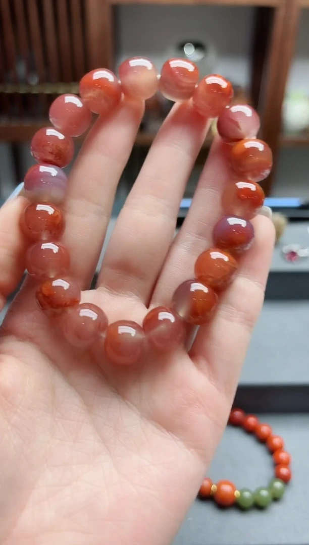 【闪购商品】南红玛瑙手串未镶嵌南红手串*1 JMC