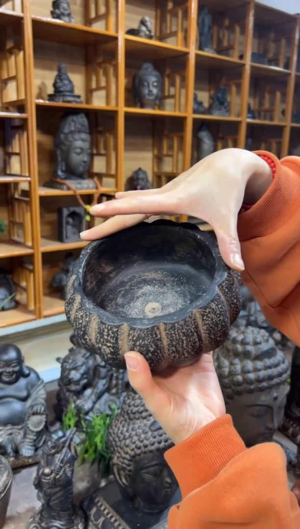 陶土【火山泥】南瓜盆