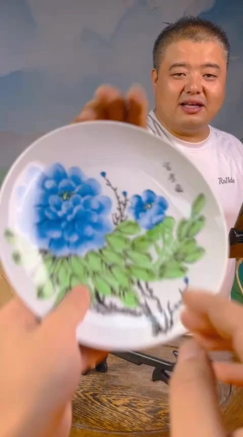 摆件景德镇陶瓷青花摆件45