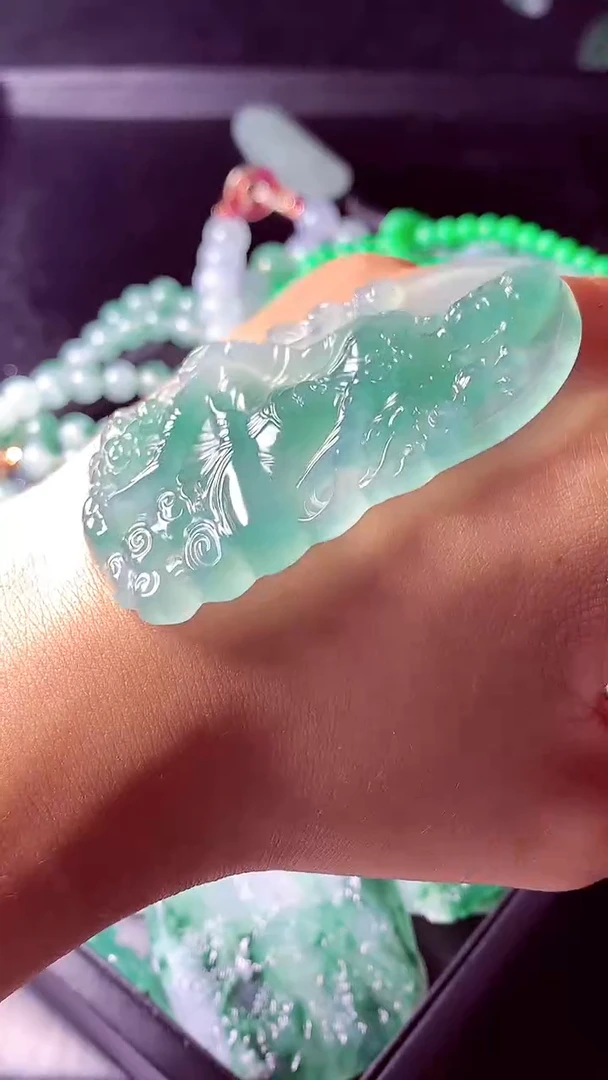 定制翡翠未镶嵌靖*#翡翠毛货定制