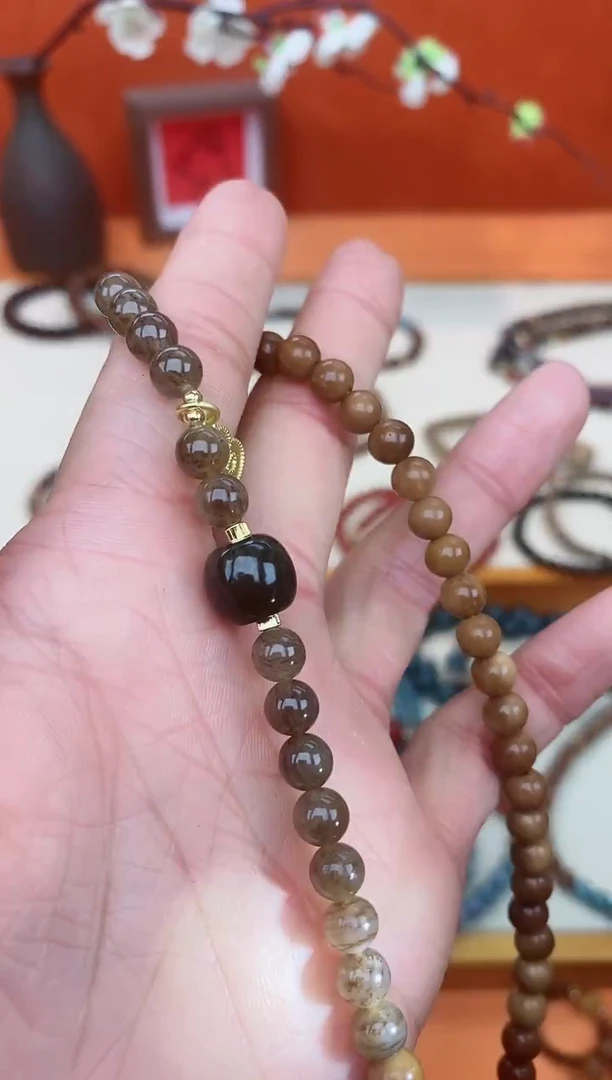 【闪购商品】库克手串未镶嵌06双圈且末设计款