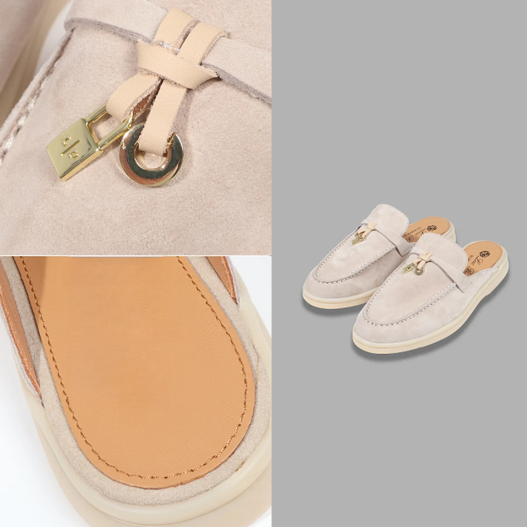 【乐福拖鞋】时尚鞋子女鞋单鞋皮鞋舒适百搭休闲鞋