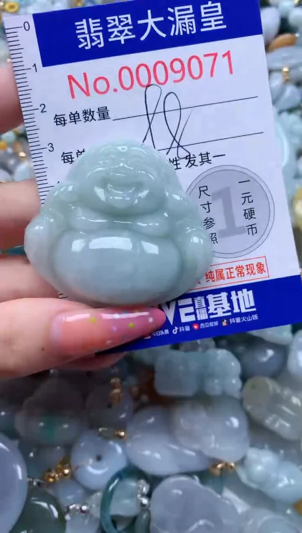 翡翠未镶嵌吊坠(不含链)9071