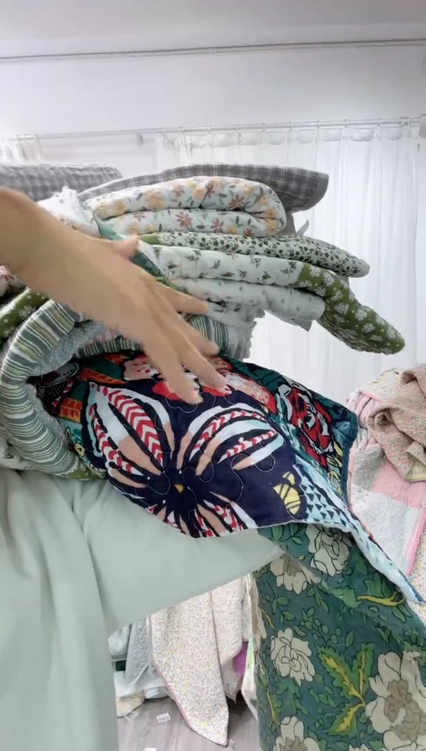 棉随机纯棉小床盖90号微瑕