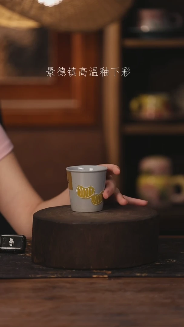 陶瓷景德镇高温釉下手绘陶瓷396