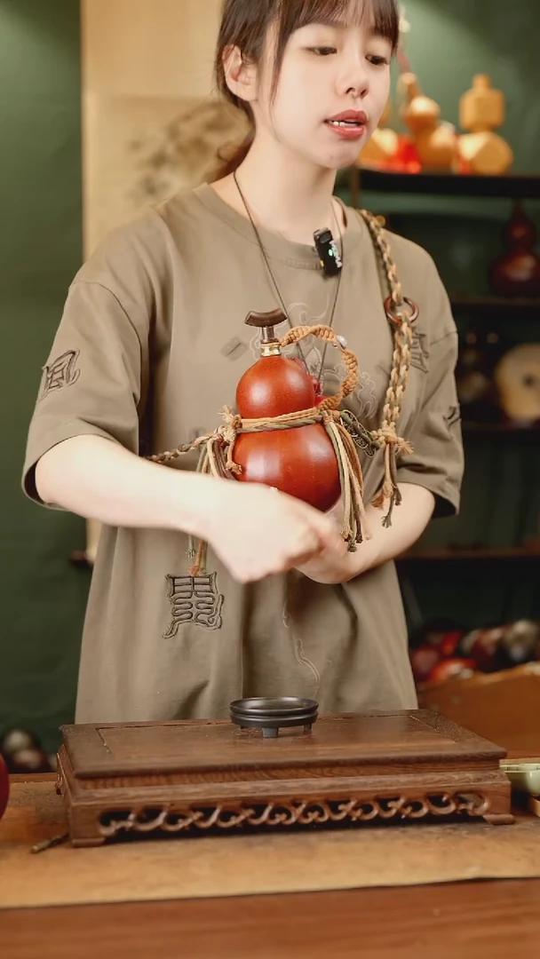 265号精品天然大漆酒葫芦一物一拍~