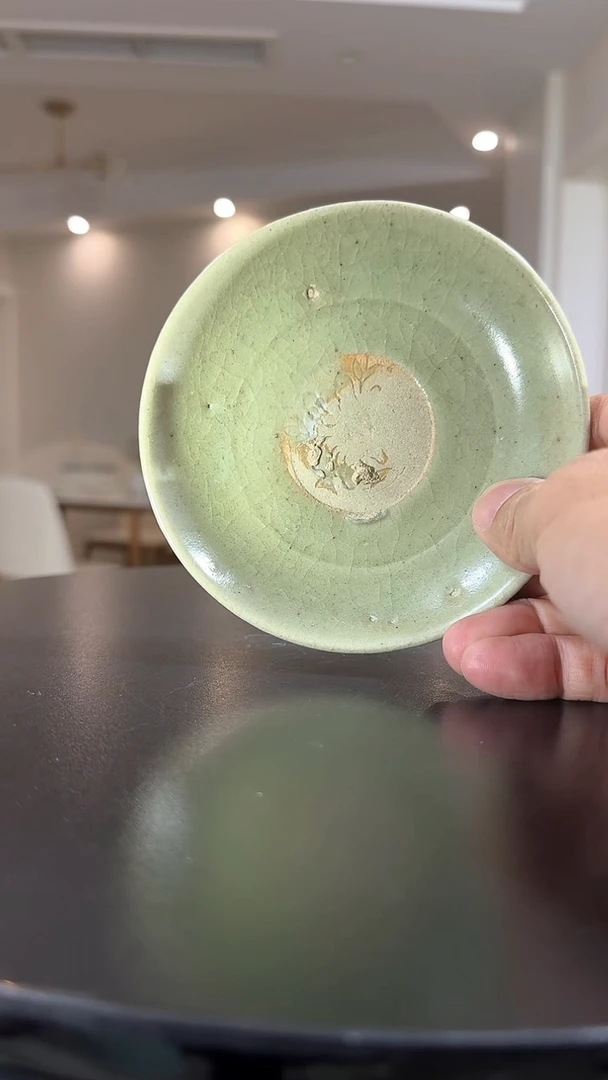 【闪购商品】碗龙泉青瓷豆青色小碟子