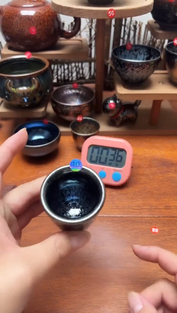 茶盏东**珠10号建盏工匠茶器