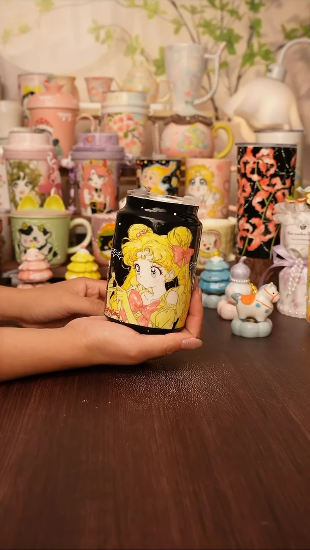 陶景德镇手绘的杯子