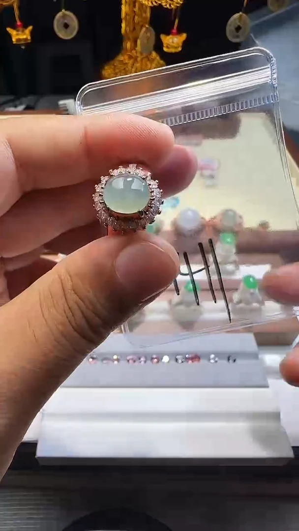 裸石翡翠缅甸A货翡翠  1411