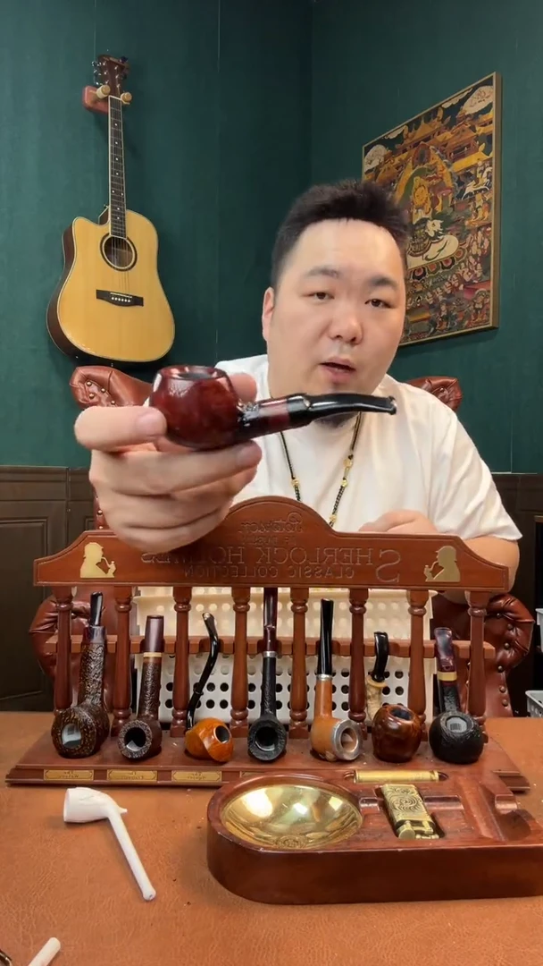 石楠木木雕款意大利进口石楠木烟斗