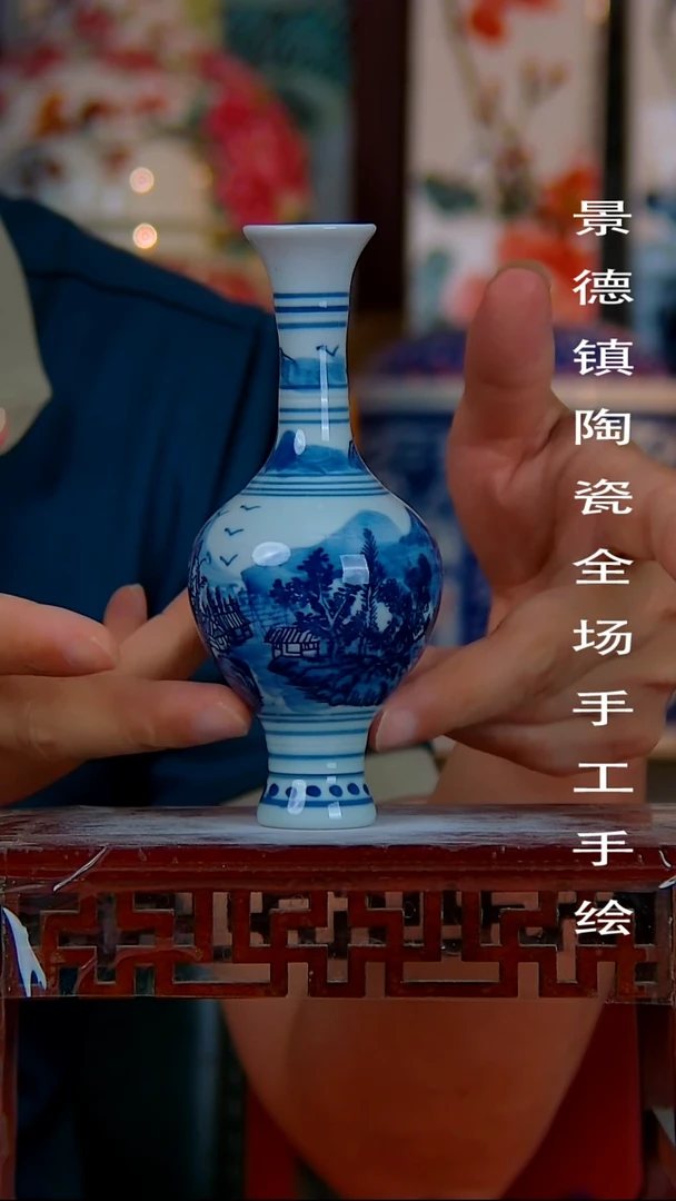 摆件景德镇陶瓷 全场手工手绘