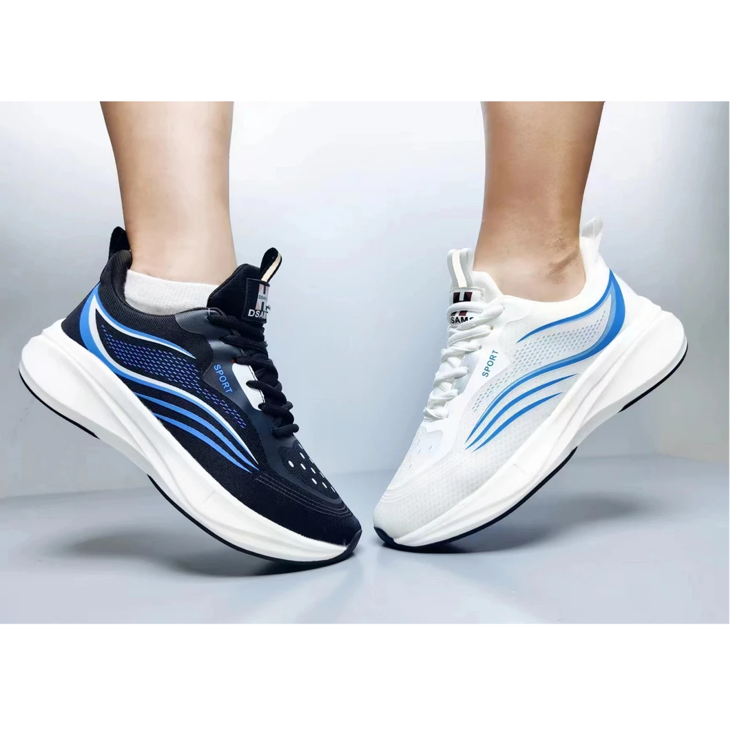 男女气囊运动鞋2025新款透气网面鞋子男款春季超轻软底旅游跑步鞋