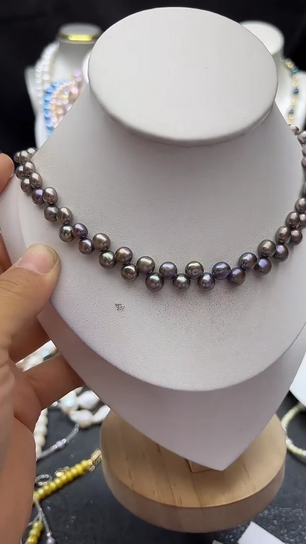 颈饰未镶嵌淡水珍珠多人