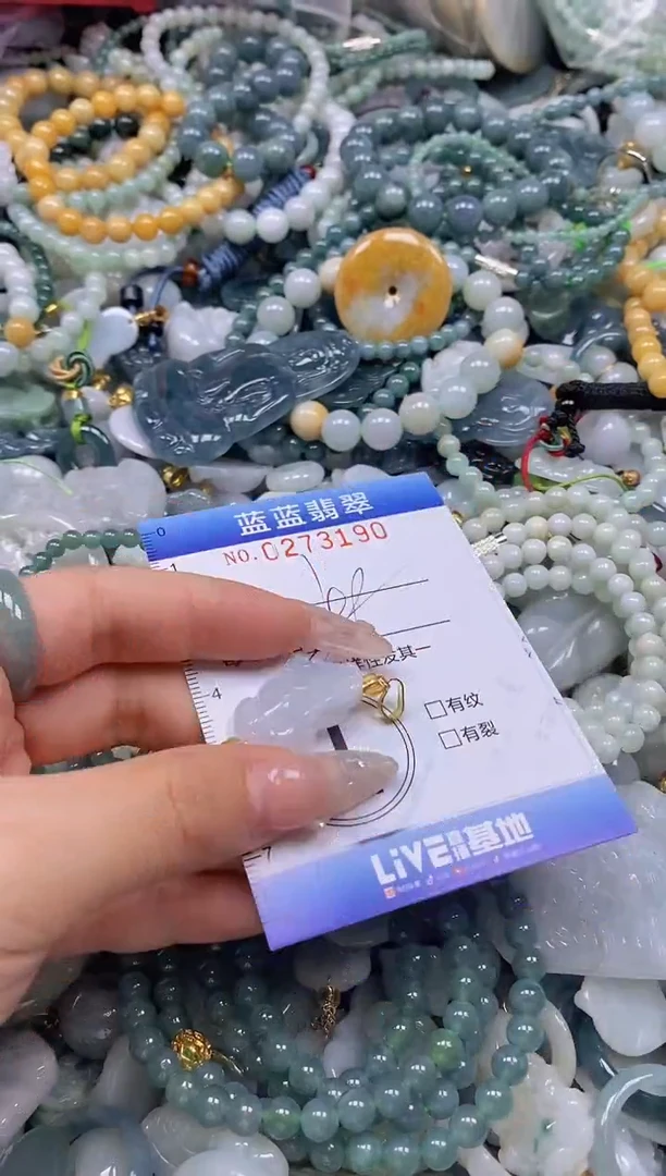 翡翠未镶嵌颈饰闪购0273190多样性发其一