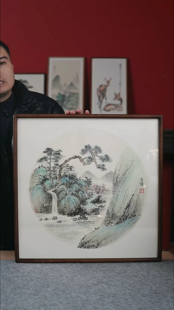 国画书协画协老师作品-52*52