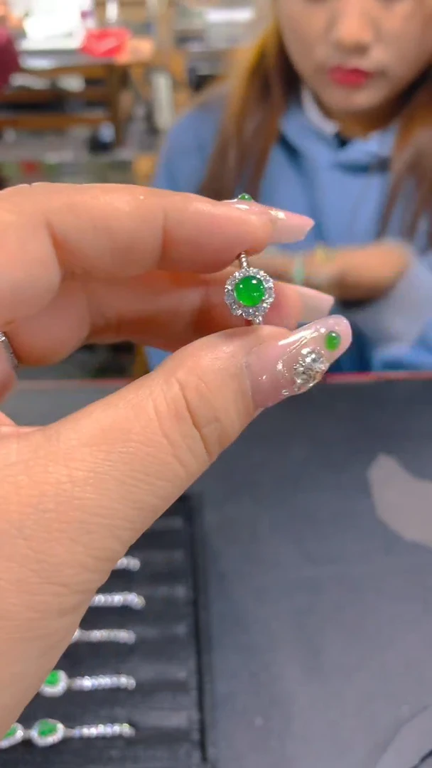 【闪购商品】翡翠戒指未镶嵌0296970456多样性发其一