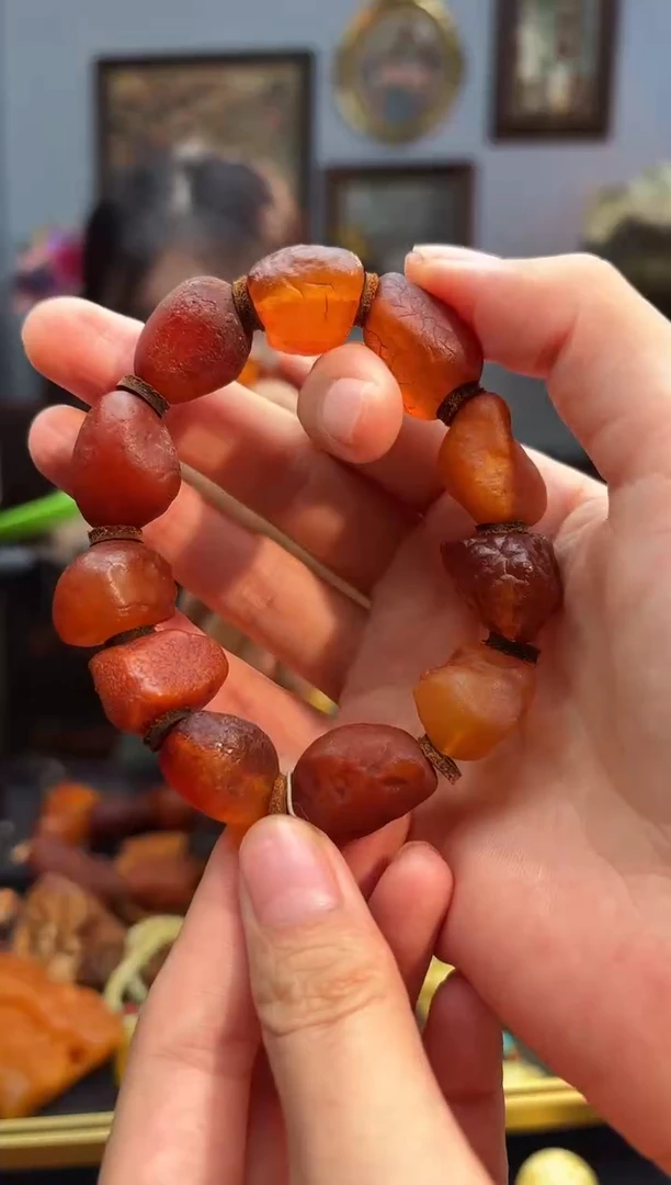 手串琥珀未镶嵌手串