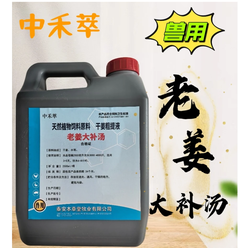 老姜大补汤 成分附子、干姜、炙甘草。 附子、干姜相辅相成，回阳救逆。