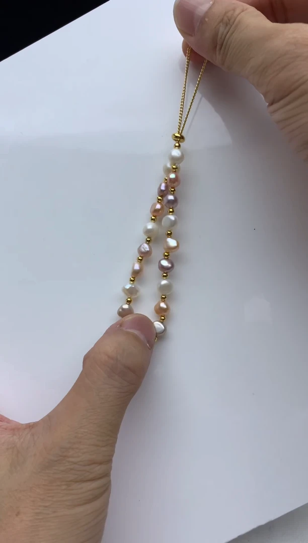 未镶嵌FF淡水珍珠手链