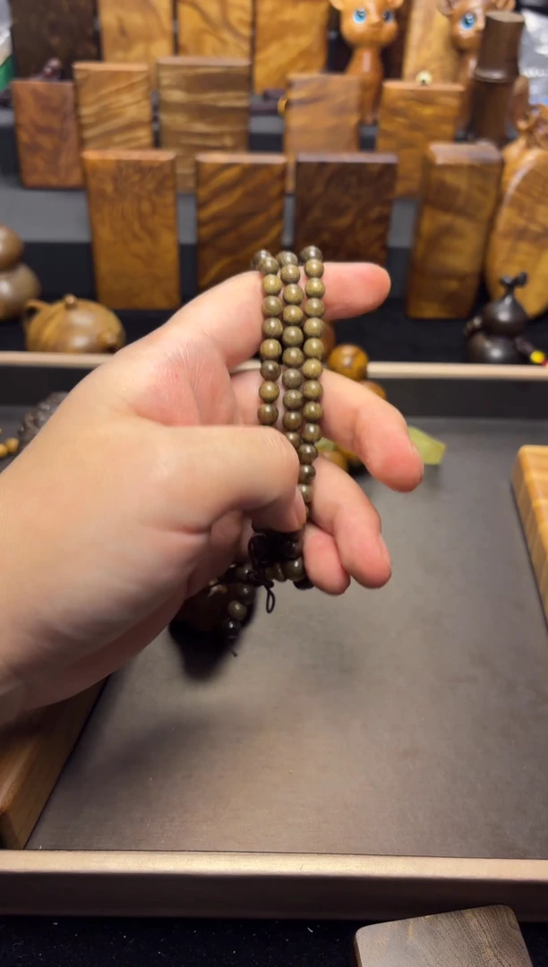 【闪购商品】楠木（金丝楠）其他0.6阴沉绿108念珠56