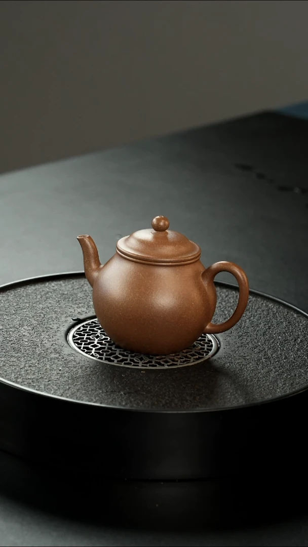 茶壶紫砂四号井满砂老青段橄榄