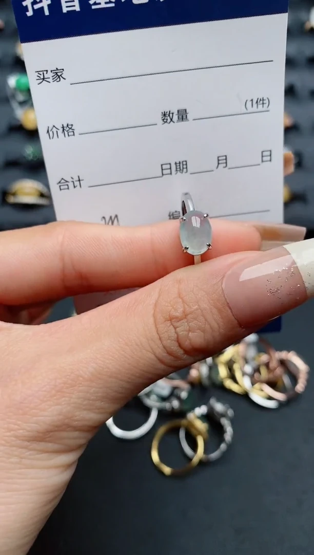 【闪购商品】翡翠戒指银S925镶嵌............