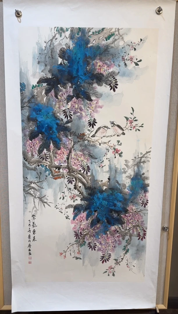 国画国画L 国画李庆友大易美术馆本人作品35