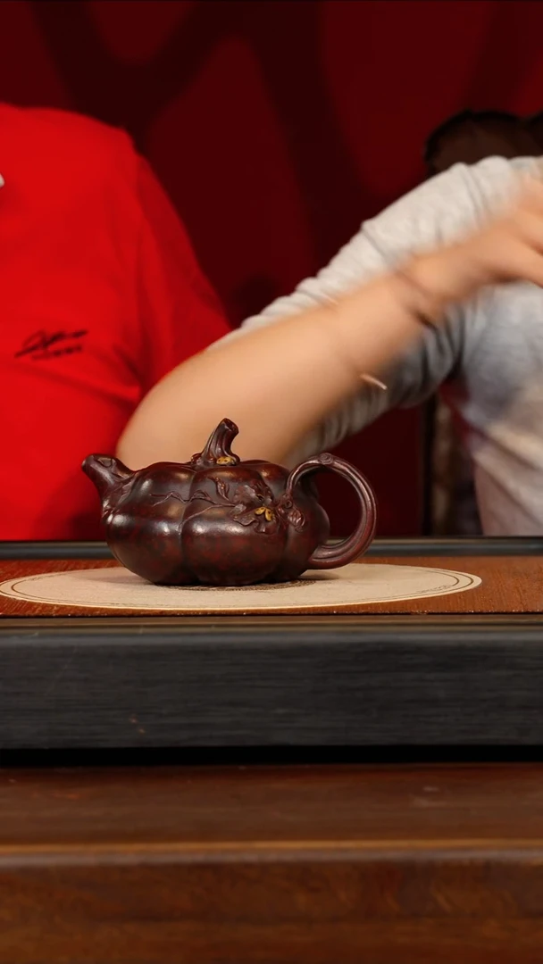 茶壶紫砂宜兴紫砂CYL 紫御砂  南瓜8