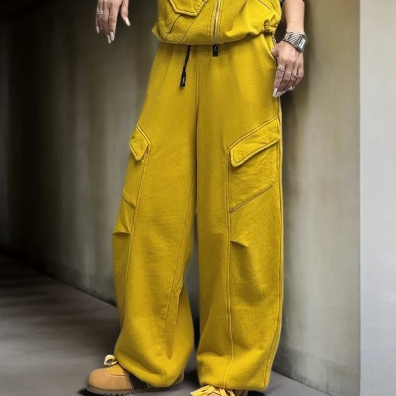 2025YL依恋家秋季爆款直筒休闲抽绳纯色休闲裤 单件裤子！