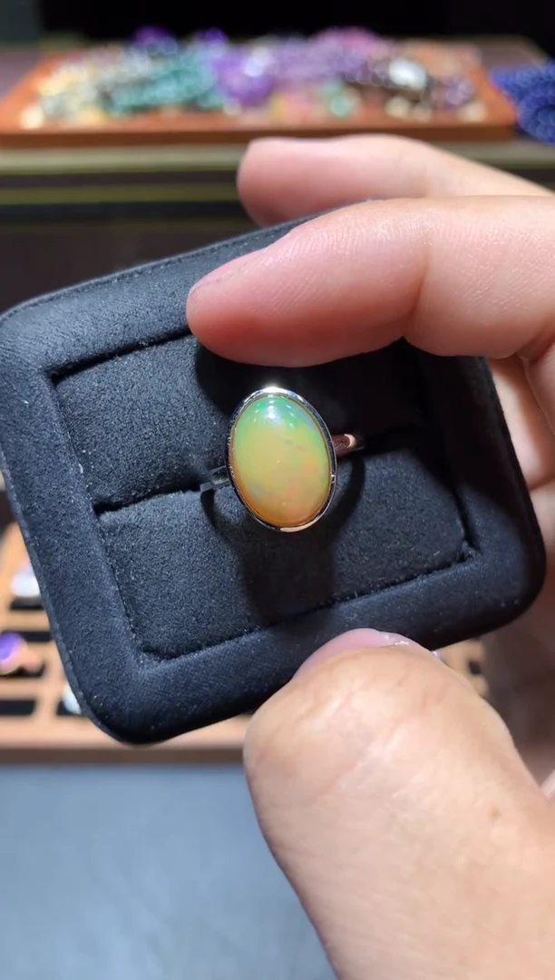 【闪购商品】欧泊戒指未镶嵌K69【所见即所得】