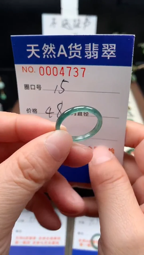 未镶嵌戒指翡翠15#