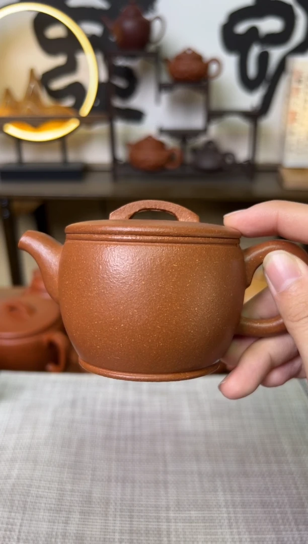 【闪购商品】段泥茶壶独壶黄降坡汉瓦壶150CC