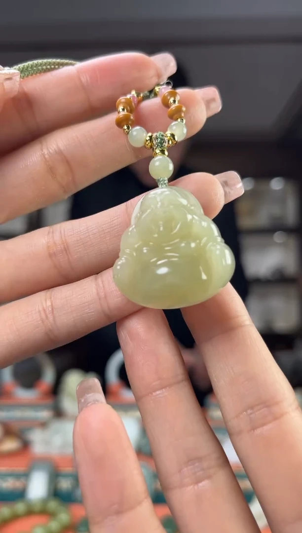 【闪购商品】和田玉颈饰未镶嵌佩佩30mm左右