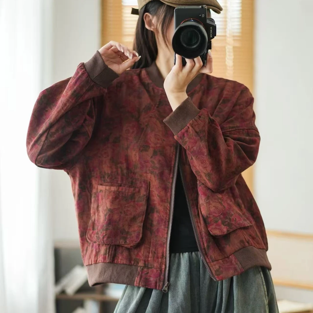 15239新款春秋休闲减龄百搭宽松上衣外套