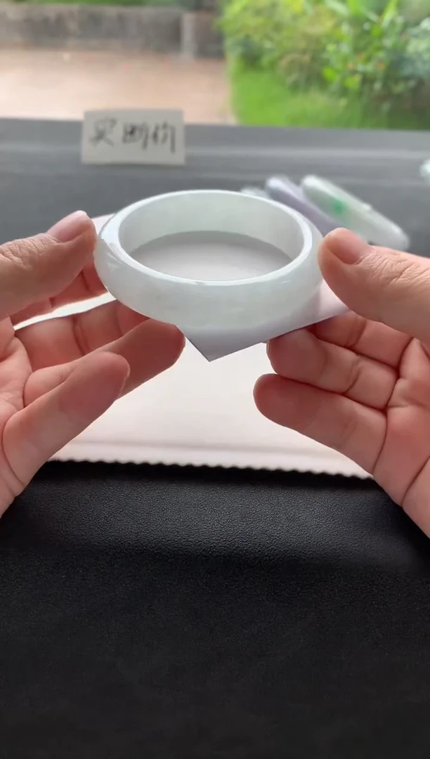 翡翠手镯未镶嵌53.7正圈买断Y1730